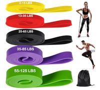 Putentfun Pull Up Bands Set,5 Levels for Men & Women,Pull Up Assistance Bands with Bag for Calisthenics,CrossFit,Powerlifting,Muscle Toning,Yoga,Stretch Mobility,Exercise Bands