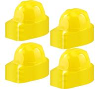 Puteraya 48 Pcs Kids Construction Party Hats Worker Caps Toys Plastic Construction Worker Hard Hats for Boys Girls Halloween Cosplay (Color Set 1)