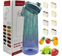Putextile Water Bottle with 1 Flavor Capsule, 2.0 Upgraded Version, 700ml, BPA Free, for Gym and Outdoor Activities (Color M + 1 Random POD)