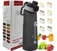 Putextile Water Bottle with 1 Flavor Capsule, 2.0 Upgraded Version, 700ml, BPA Free, for Gym and Outdoor Activities (Color I + 1 Random POD)