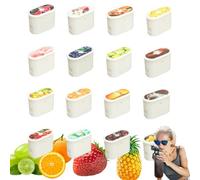 Putextile Water Bottle with 1 Flavor Capsule, 2.0 Upgraded Version, 700ml, BPA Free, for Gym and Outdoor Activities (16 Pod Set)
