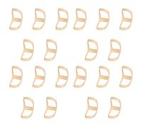Puthernm 20x D Oval Finger Splint, Finger Splint, Support and Protection Finger Stabilizer Brace - 4, 5, 6, 7, 8 Sizes