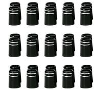 Puthernm 30pcs Golf Ferrule with Double Chrome Ring for Driver & Fairway Wood & Iron Golf Accessories Type 4: 8.6x15x13.5mm