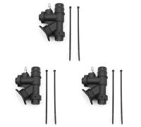 Puthernm 3X Scuba Diving Universal BCD Power Inflator with Standard Connection with 45 Degree Angled Mouthpiece