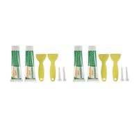 Puthernm 4 Pack Wall Mending Agent, Drywall Repair Kit with Wall Repair Scraper and Tips,Adhesive Drywall Repair Putty