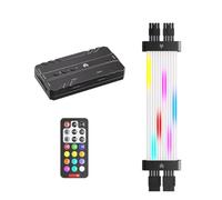Puthernm 8Pin ARGB Graphics Card Power Supply Cable RGB Power Extension Cable RGB PSU Cable for 30XX 40XX Graphics Cards A