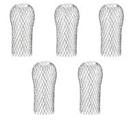Puthernm Leaf Filter Strainer Aluminum Gutter Downspout Guards- 5PCS 3.5 Inch Adjustable Expandable, Heavy-Duty Gutter Protector
