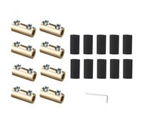Puthernm Non Pressurized Brass Terminal Block 80A 1 in 1 Out Heat Shrink Tubing High Power Splitter Quick Wire Connector