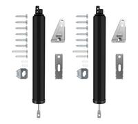 Puthernm Screen and Storm Door Closer Kit with Pneumatic Mechanism & Push Button Latch - 2PCS