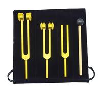 Puthernm Tuning Fork Set 128HZ 256HZ 512HZ Tuning Forks for Healing Chakra,Sound Therapy Reliever Stress System Testing B