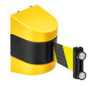 Puthernm Wall Mount Retractable Belt Barrier forCrowd Control Queue Barrier Line Divider