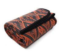 PuTian Merino Wool Blanket - 4 lbs Warm, Thick, Washable, Large 87" x 63" Throw for Outdoors, Camping,Couch, Bed, Travel-Super Soft Wool Blanket- Bohemia Orange