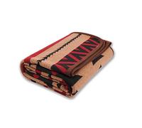 PuTian Merino Wool Blanket - 51" x 63" Thick Warm Soft Washable Twin Throw - Great for Bed Couch Camping Outdoor Pets Travel, Khaki