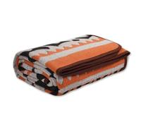 PuTian Merino Wool Blend Blanket - Soft Warm Washable Heavy Large Blanket Throw for Camping Outdoor Bed Couch Patio Van - 87X63 Grey Flame