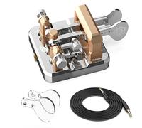 Putikeeg CW Morse Button, Telegraph Button, Amateur Radio CW Button, Morse Code Device, Telegram Keyboard, Morse Code Transmitter, CW Buttons Double Lever