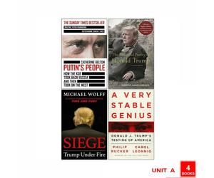 Putin’s People, Beautiful Poetry of, Siege Trump Under Fire 4 Books Set NEW