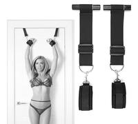 PUTISHU BDSM Kit Restraint Sex Kits Bondage Strap Door Hanging Swing Wrist for Lovers Cuffs Over Door Bondage Restraints Toy with 2 Soft Wrist Cuffs Handcuffs for Couples Game Sex Toys