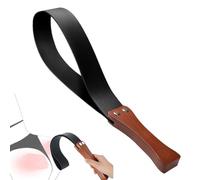 PUTISHU Spanking Paddles Faux Leather Paddle with Anti-Slip Wooden Handle