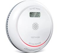 Putogesafe Smoke-CO Detector with LCD Display, Combined Smoke and Carbon Monoxide Detector with Replaceable Battery, 2-in-1 Smoke Detector, 10 Years Lifetime, GS888, 1 pack