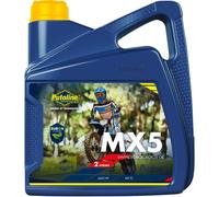 Putoline MX5 2T Motorcycle Oil 2 Stroke 4 Litre 4L Off Road Motocross Enduro