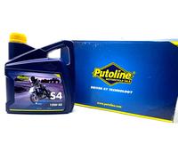 PUTOLINE S4 10W-40 4-STROKE OIL 4 LITRES SUITABLE FOR ROAD, OFF ROAD & SCOOTERS