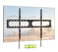 PUTORSEN 37-140'' Heavy Duty TV Wall Mount, up to 275lbs, Low Profile Fixed TV Wall Mount, with Quick Lock and Release, Max VESA 1200 x 800mm, Black