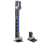 PUTORSEN Premium Aluminum Vacuum Stand Storage Dock Dockings Station, for Dyson SV21 SV18 Gen5 V15 V12 V11 V10 V8 V7 V6 Cordless Stick Vacuum Cleaner & Accessary, Storage Bracket Organizer Rack,Black