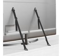 PUTORSEN TV and Furniture Anti-Tip Straps - Heavy Duty Safety Straps for Baby Proofing TVs, Speakers, Cabinets - Adjustable 10-100cm - Includes Adhesive Screws for No-Drill Setup - Pack of 2