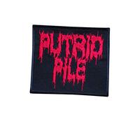 Putrid Pile Death Thrash Doom Embroidered Iron on Applique Souvenir Accessory