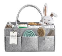 PUTSKA Nursery Storage Basket - Baby Nappy Caddy Organizer for Nappy