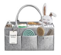 PUTSKA Nursery Storage Basket - Baby Nappy Caddy Organizer for Nappy Station, Ne
