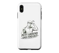 Putt Around And Find Out Men's Funny Golf Case for iPhone XS Max