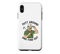 Putt Around And Find Out Men's Funny Golf Case for iPhone XS Max