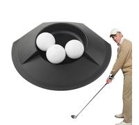 Putt Hole Oval Golf Training Hole | Outdoor putt trainer device for use in indoor and outdoor areas, at home, in the garden, in the backyard, in the gym