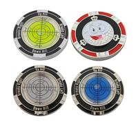 -Putt Reader - Golf Ball Marker Level - Double Sided Golf Ball Marker for Putting | Golf Ball Markers Green Reading Aid Accessories for Men and Women