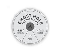 Putt Target Ghost Hole Training Aid for Putting and Chipping Practice. Official Size Flat Golf Cup Disc for Indoor or Outdoor Use. Perfect Golf Accessories Gift for All Golfers. 4 Pack