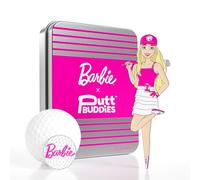 PuttBuddies Barbie Chasing Birdies Barbie Golf Divot Tool and Ball Marker - Magnetic Collectible Golf Gift Set with Hat Clip & Tin for Golfers, Golf Accessories for Women