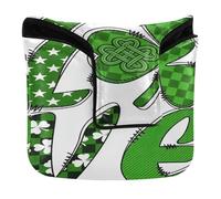 Putter Head Cover for Mallet Magnetic Snap Golf Putters Headcovers for Most Brand PU Leather Waterproof St. Patrick's Day Love