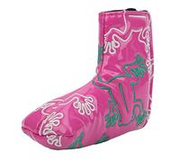 Putter Headcover, Blade Putter Cover, Pink Putter Headcover Magnetic Closure Waterproof Embroidery Putter Headcover Blade Putter Headcover for Protect The Head from Damage