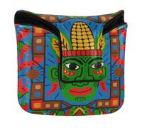 Putter Mallet Cover Magnetic Closure Mexico Tribe Leader