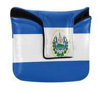 Putter Mallet Cover with Magnetic Closure Flag of El Salvador