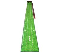 Puttgrün Interiors, Golf Practice Device Made of Solid Wood with Double Holes for Golf Training, Foldable Putting Mat, Suitable for Men, Adults and Beginners as well as for Outdoors, Gar