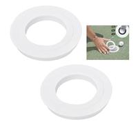 Putting Aids, 2PCS Plastic Putting Green Hole Cup Ring Putting Mat Diameter 7. 2cm for Golfers and Beginners