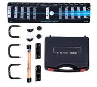 Putting Alignment Tool Mat - Outdoor Putter Exercise Gear, Golf Practice Pad, Training Aid, Sports Category, Large Green Rubber Item For Beginners Youth Women Golfers Enthusiasts Mom Dad Family