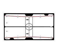 Putting Alignment With Putter Line Putting For Putting Practice 12"L× 7"W