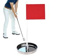 Putting Cups and Flags | Practical Portable Weatherproof Putting Cups and Flags Set for Green Putting - For Young Golfers on Course, Practice, Outdoor, Beach and Approach