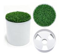 Putting Green Hole Covers | Lightweight On-Course Trainer Tool | Three-Hole Drainage Putting Green Holes Cup | For Men Women Teens Athletes Golfers Outdoor Indoor Backyard Practice