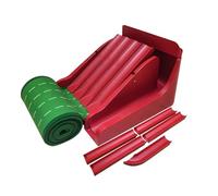 Putting Green Indoor,Adjustable Ramp Pad with Ball Return,Adjustable Ramp 8.7ft Length Foldable Indoor Golf Mat | for Beginner Professional Swing Training Bar Backyard Garden Home