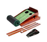 Putting Green Indoor Golf, Easily Foldable Golf Putting Mat, Practice Mat for Patio, Garden, Outdoor, Home, Recreation Room