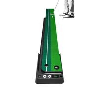 Putting Green Indoor,Golf Putting Mat with Auto Ball Return,Premium Crystal Velvet Surface, Practice Putting mat, Perfect Training Aid